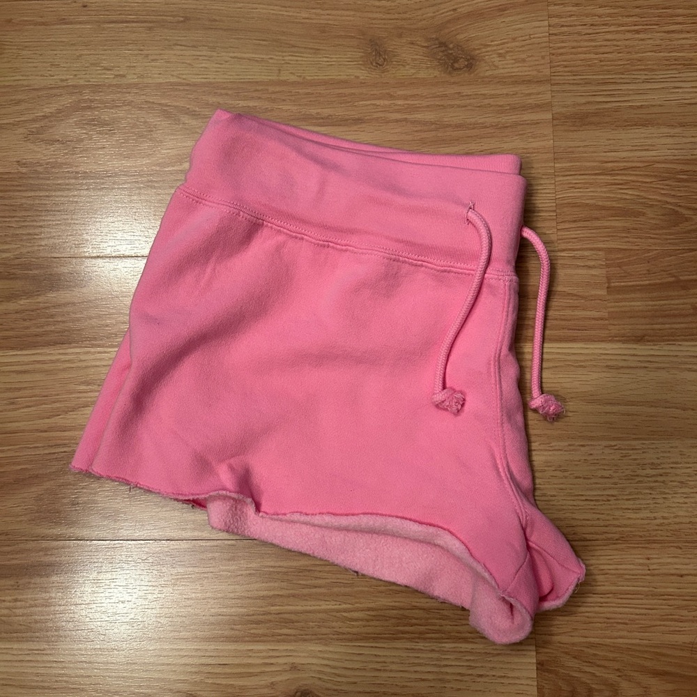 Women’s Pink Drawstring Lounge Shorts